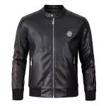 blousons cuir philipp plein pp top moto jacket